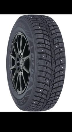 Studded snow tires