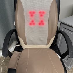 Homedics Shiatzu Massage Chair Cover with Heat and Remote!