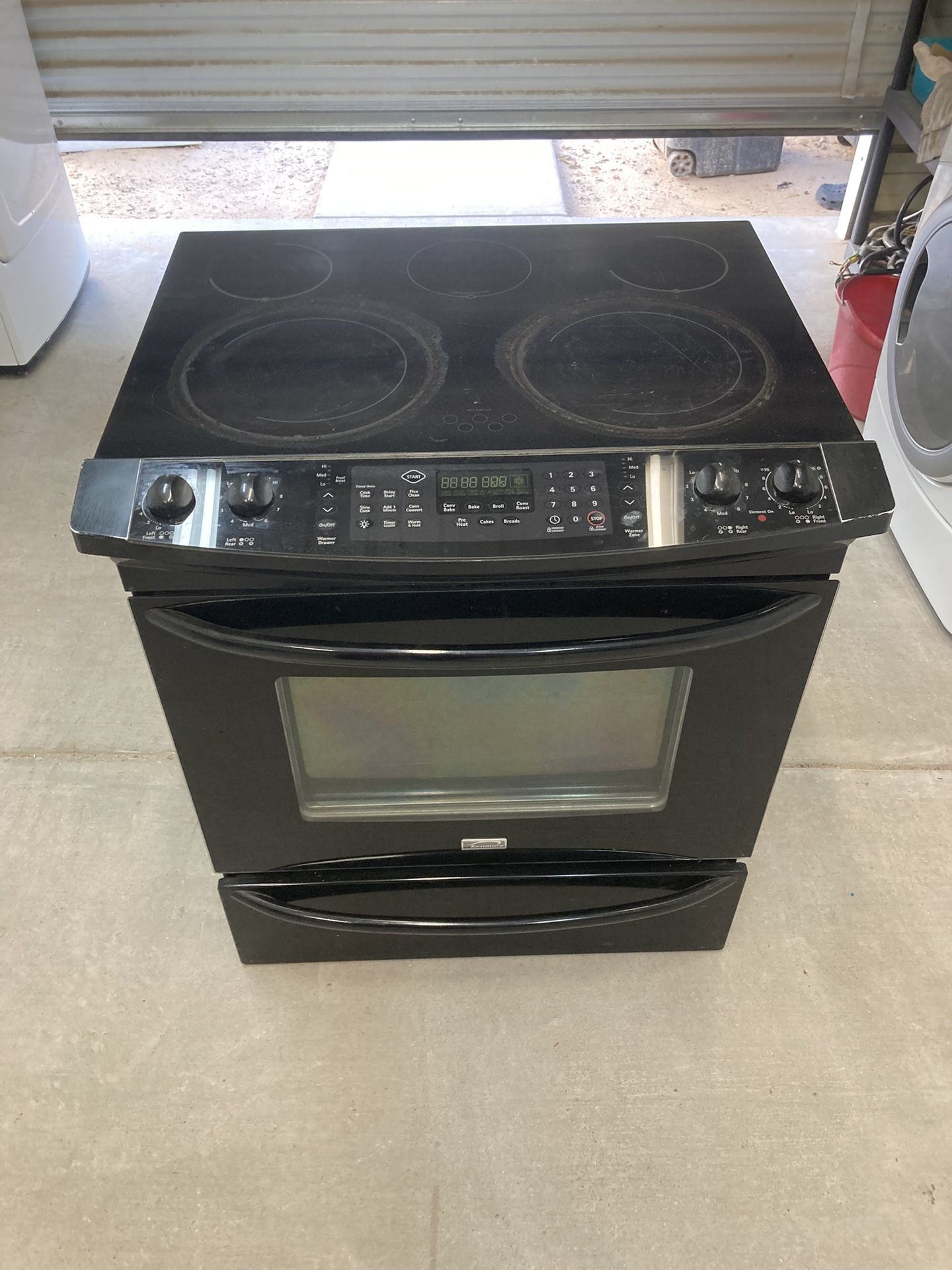 #81 Kenmore Slide In Electric Range. 220 Volt