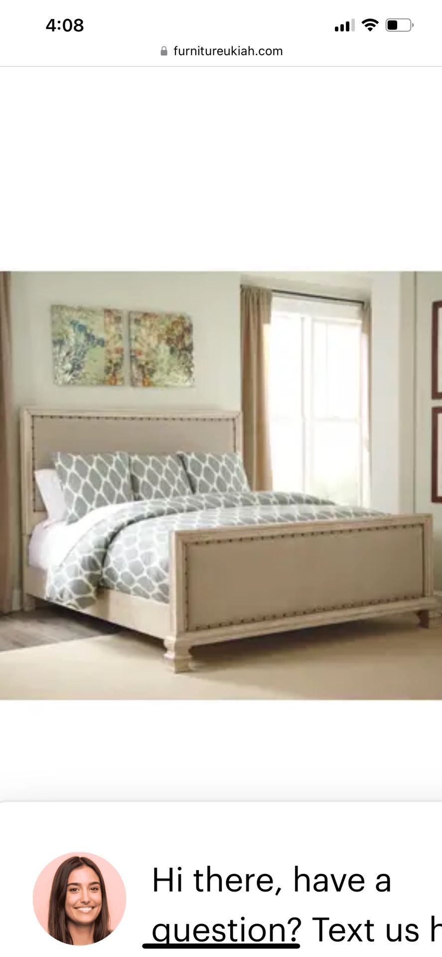 Ashley King Bed Frame