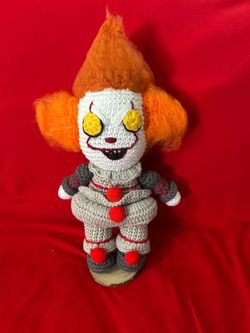 Pennywise Crochet Amigurumi Doll Handmade