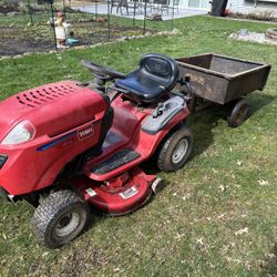 Toro Lawn Tractor And Trailer