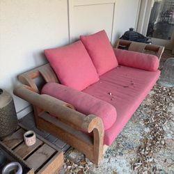 Teak Outdoor Sofa 