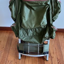 Kelty Pack Vintage Camping Backpack Cabin Wall Decor Army Green RL Style Prop