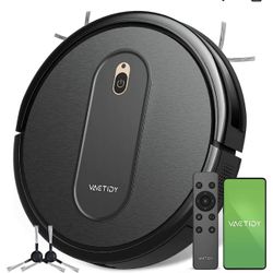 Nimble Robot Vacuum Cleaner, 2000Pa Strong Suction Robotic Vacuums, Super Slim, Quiet, Schedule Setting, Self-Charging, App/WiFi/Alexa/Siri Control, I