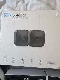 4 Blink outdoor cameras