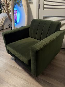 Hunter Green Couch & Chair Set