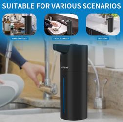 Automatic Touchless Soap Dispenser 12.5oz/370ml – Black (New)