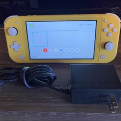 Nintendo Switch Lite (Yellow) + Charger