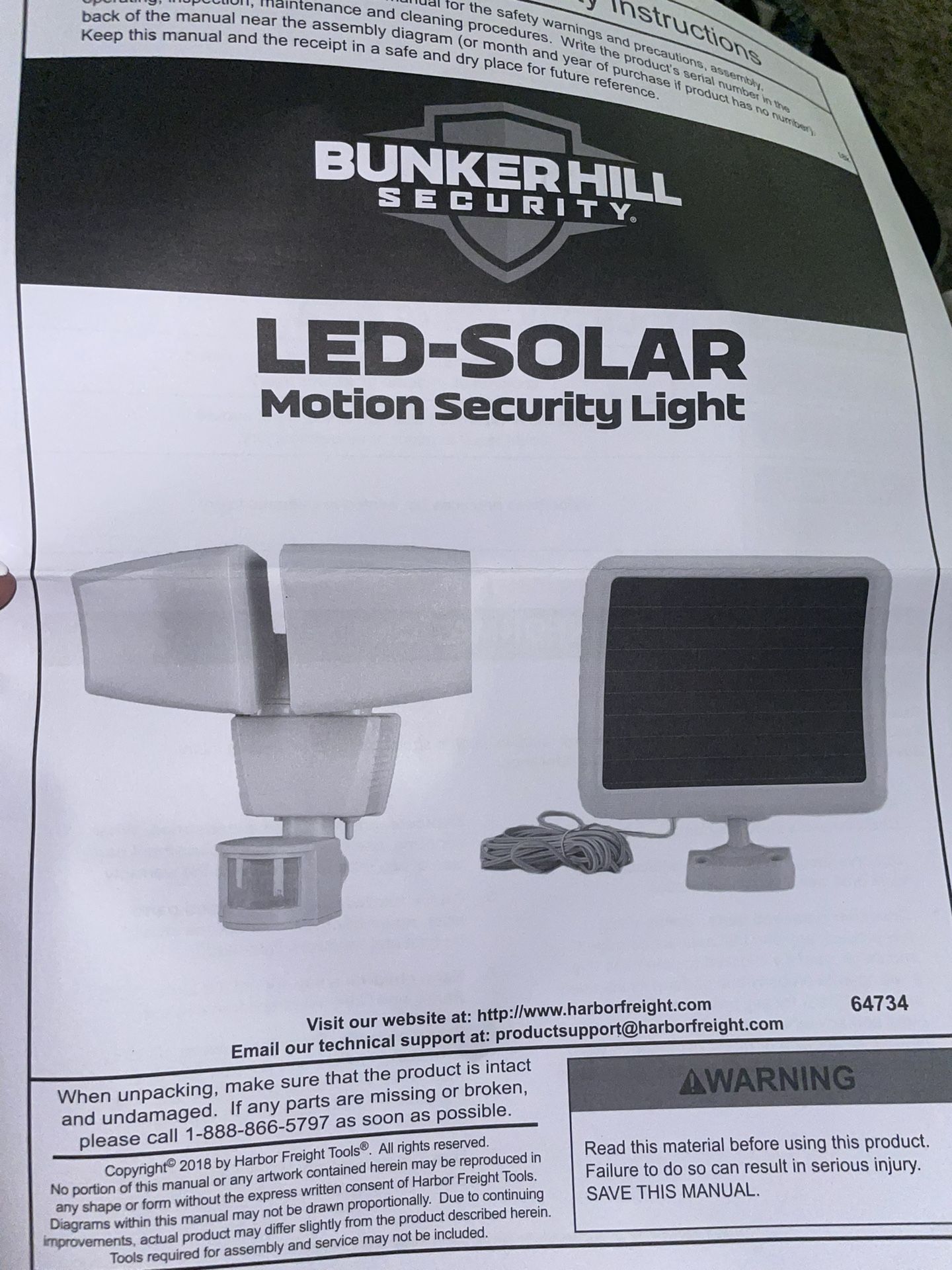 Led-Solar Motion Security Lights An Solar Panels