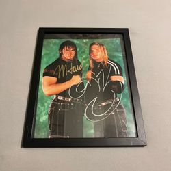 WWE Superstars The Hardy Boyz Matt Hardy & Jeff Hardy Authentic Autographed 8x10 Framed Photo