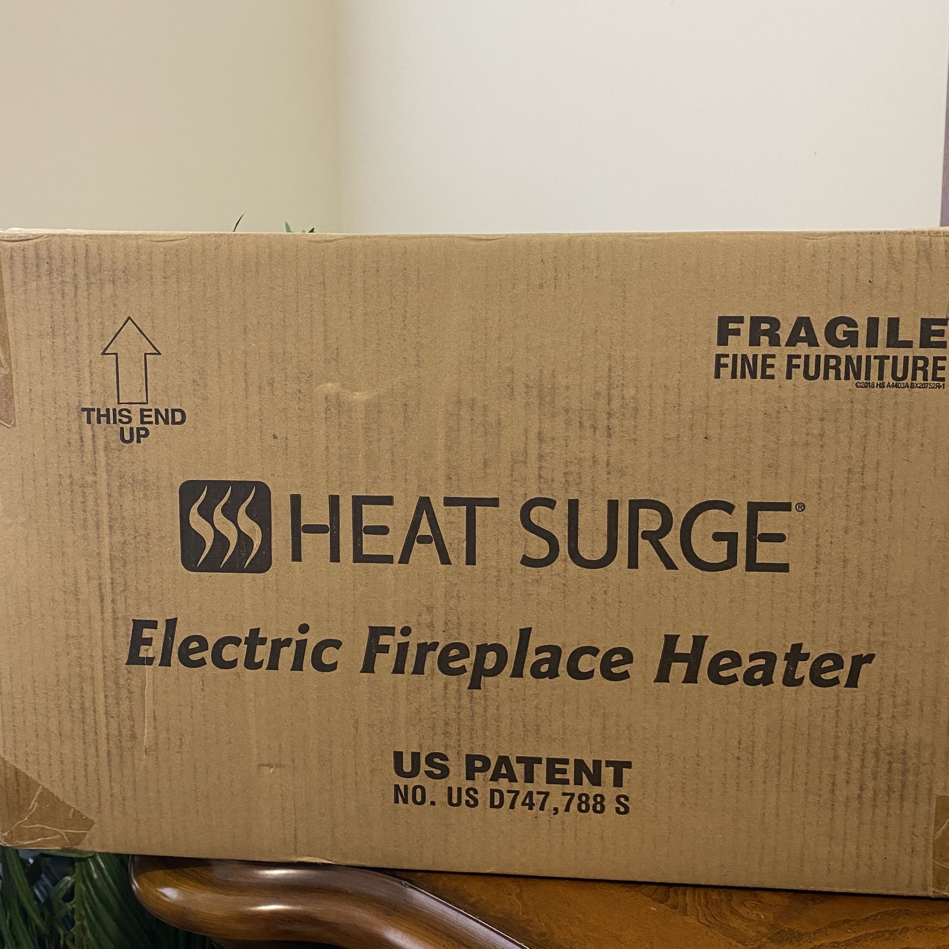 Heat Surge Electric Fireplace Heater