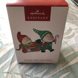 Hallmark 2022 “Gnome For Christmas” Ornament - NEW