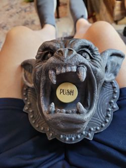 Scary Animated and Speaking Halloween Door Greeter $15
