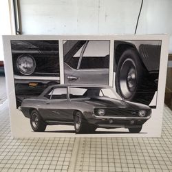 Chevrolet Chevy poster muscle car truck artwork classic lowrider race car