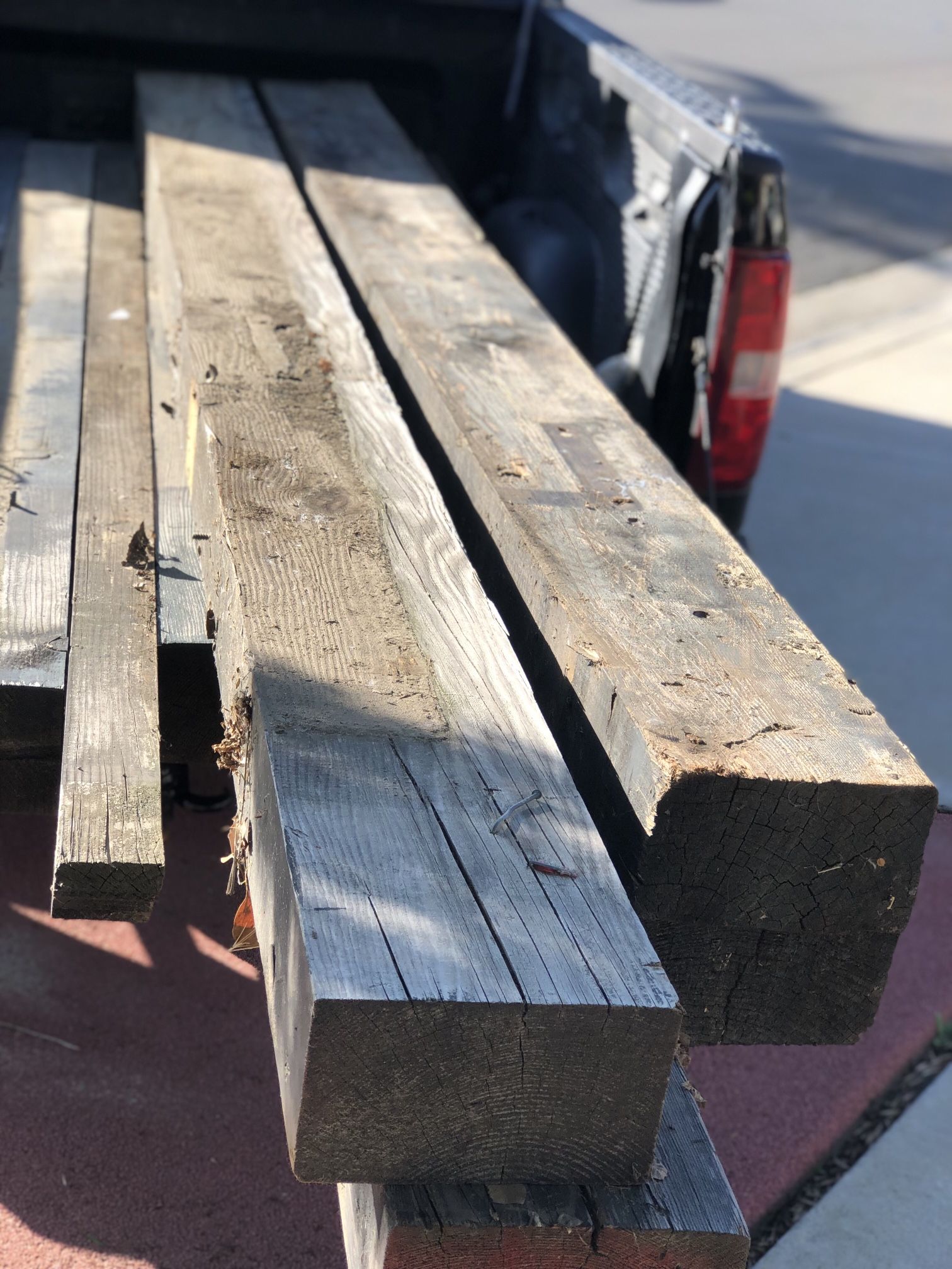 Very Good Used Lumber From Our Patio