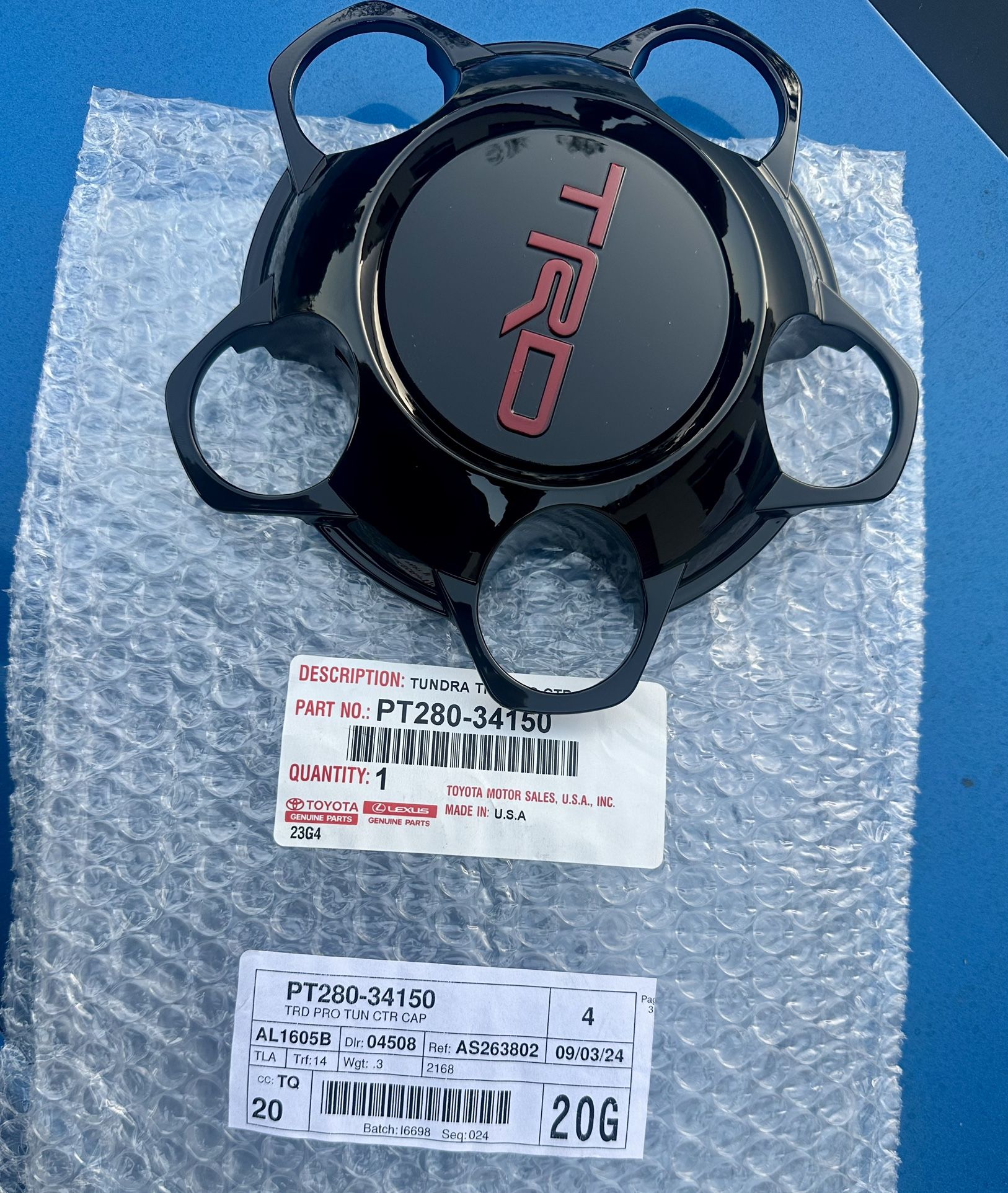 Toyota Tundra TRD Pro Center Caps