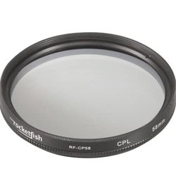 RocketfFish 58mm Circular Polarizer Lens Filter