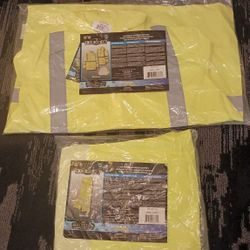 (Brand New Set) 1-(L)Radians RW10-3S1Y, Lightweight Class 3 Rain Jacket, 1-(L)Radians RW10-ES1Y is a Class E, lightweight rain pant 