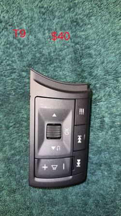 Steering wheel audio control switch