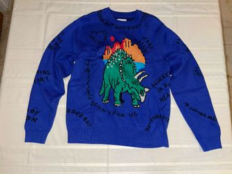 Teddy Fresh Dinosaur Sweater (Blue)