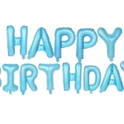 Happy Birthday ballons