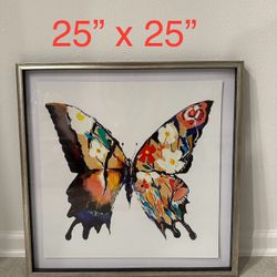 🚨Framed Butterfly Art🚨