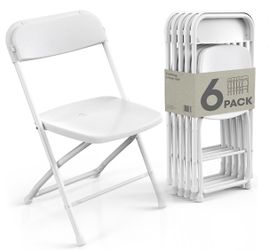 6 Folding Chairs