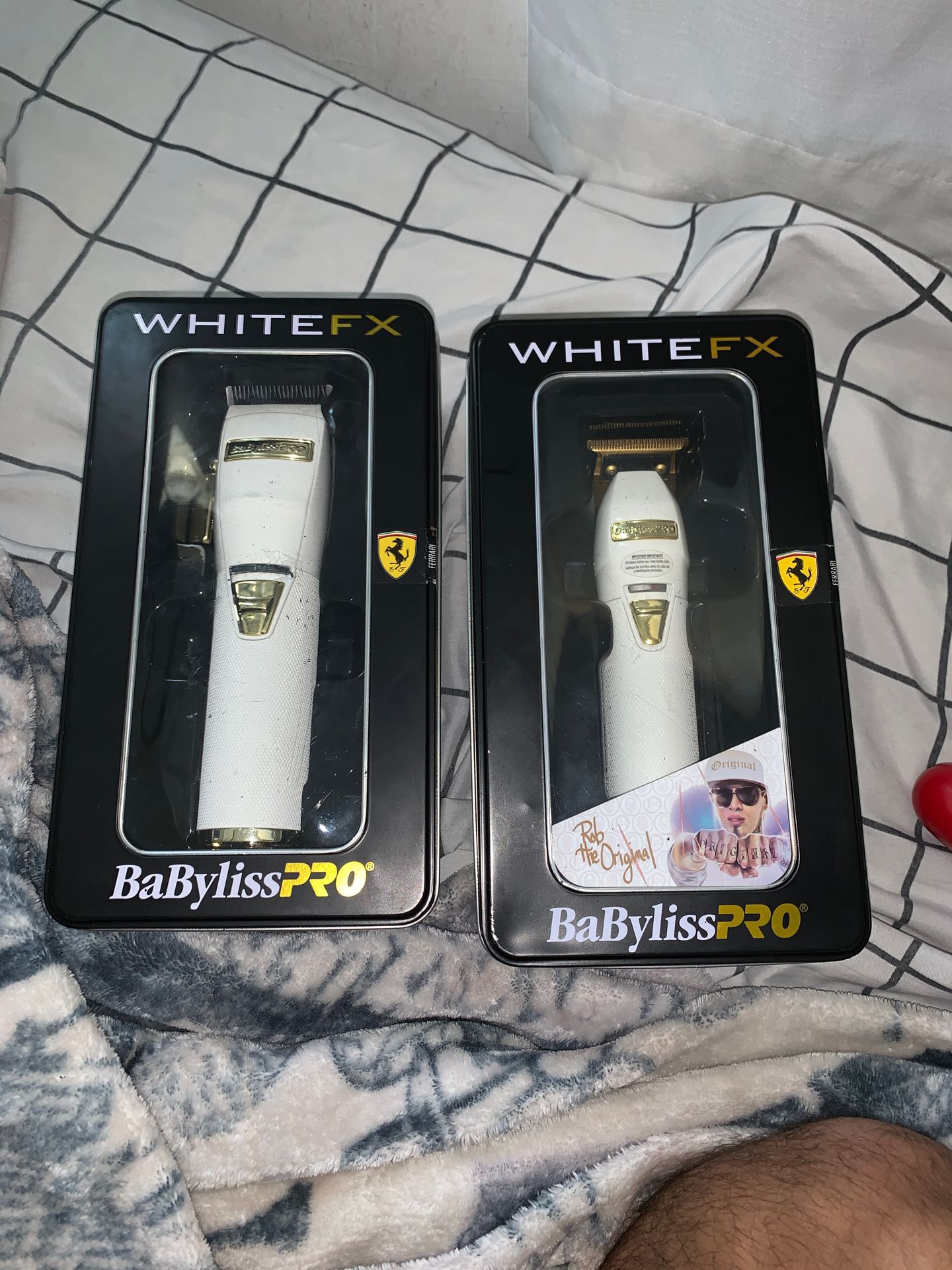 Babyliss Pro FX white and gold clipper and trimmer