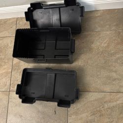 Boat battery Boxes with lids