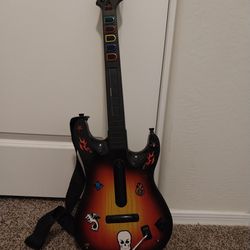 Playstation 2 Guitar Hero Controller And Dongle