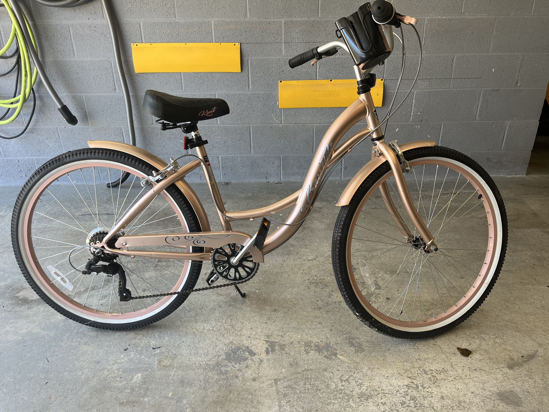 Kent 26” Bayside Women’s Cruiser Bike, Rose Gold 