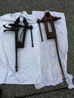 Two Blacksmith Vices