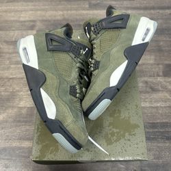 Jordan 4 SE Retro Low Craft Olive (USED) Size 9