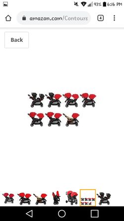 Contour double stroller