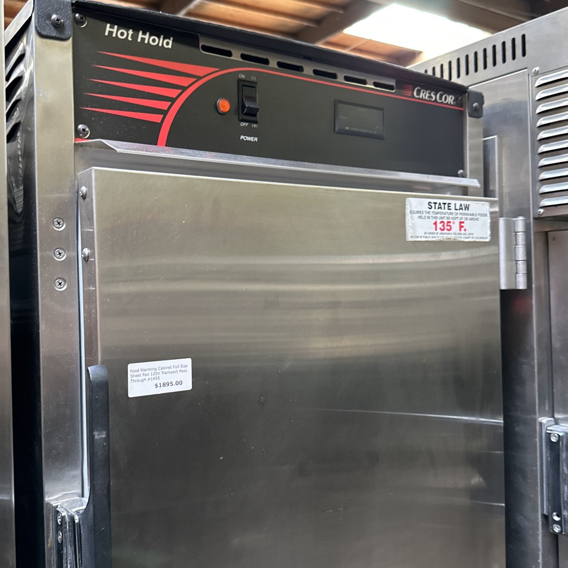 Used Food Warming Cabinet Crescor