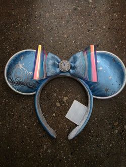 Cinderella Minnie Mouse ears headband