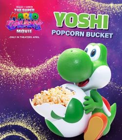 YOSHI POPCORN BUCKET COLLECTIBLE - BRAND NEW