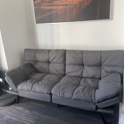 Futon Sofa Bed, Modern Convertible