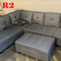 Brand New Sectional Sofa Couch With Ottoman For Sale In La 