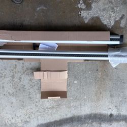 BRAND NEW GENUINE AUDI Q5 18-22 ROOF RACK RAILS CROSS BARS W/KEY OEM 80A860019