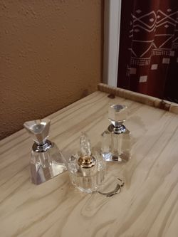 3 Vintage Perfume Bottles