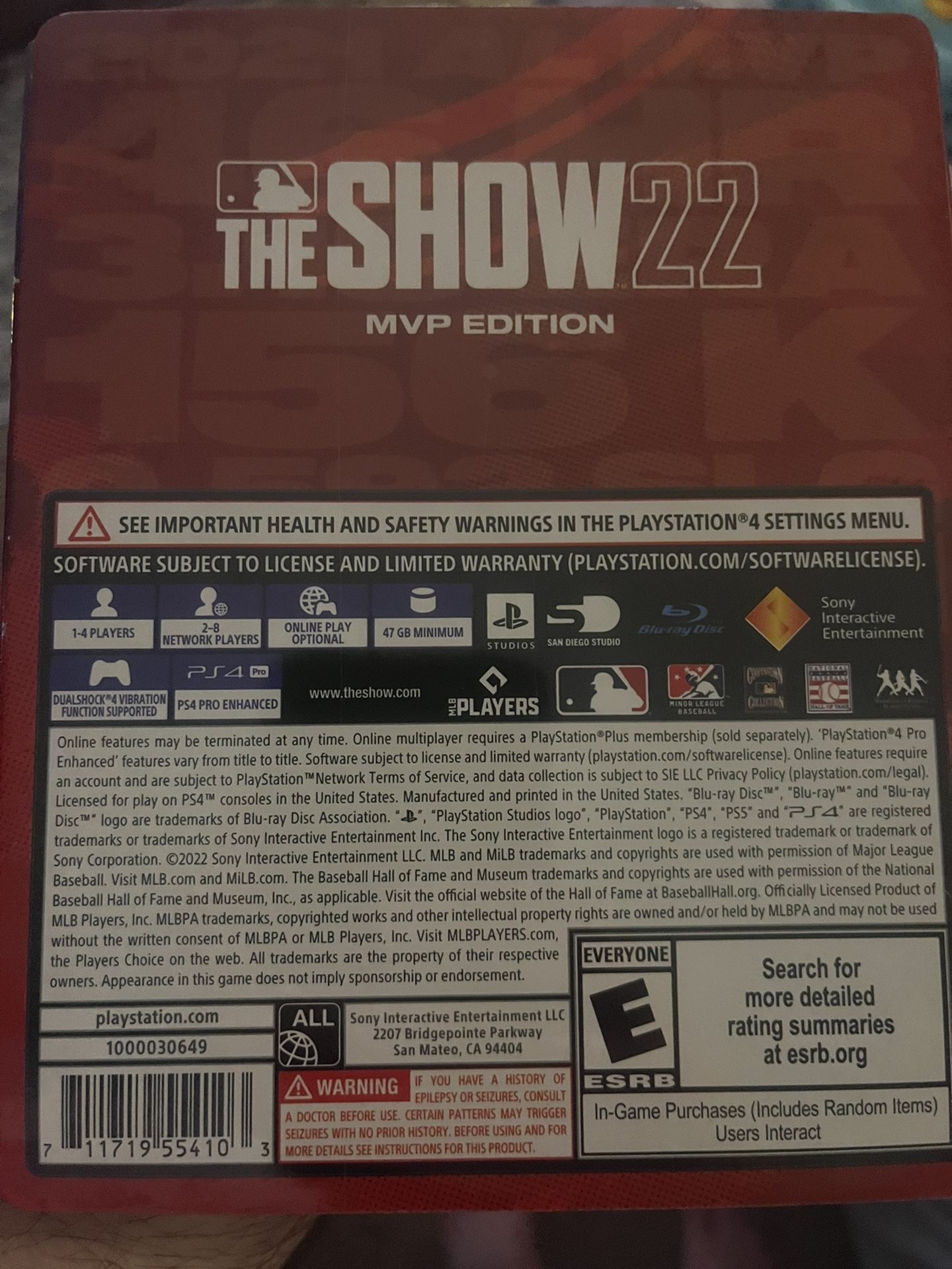 Buy MLB The Show 22 MVP Edition - PS5™ and PS4™ Disc Game