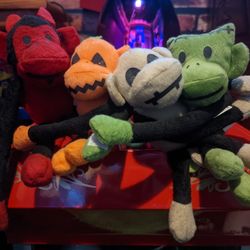 Halloween Monkeys Decor Plush Plushies Goth