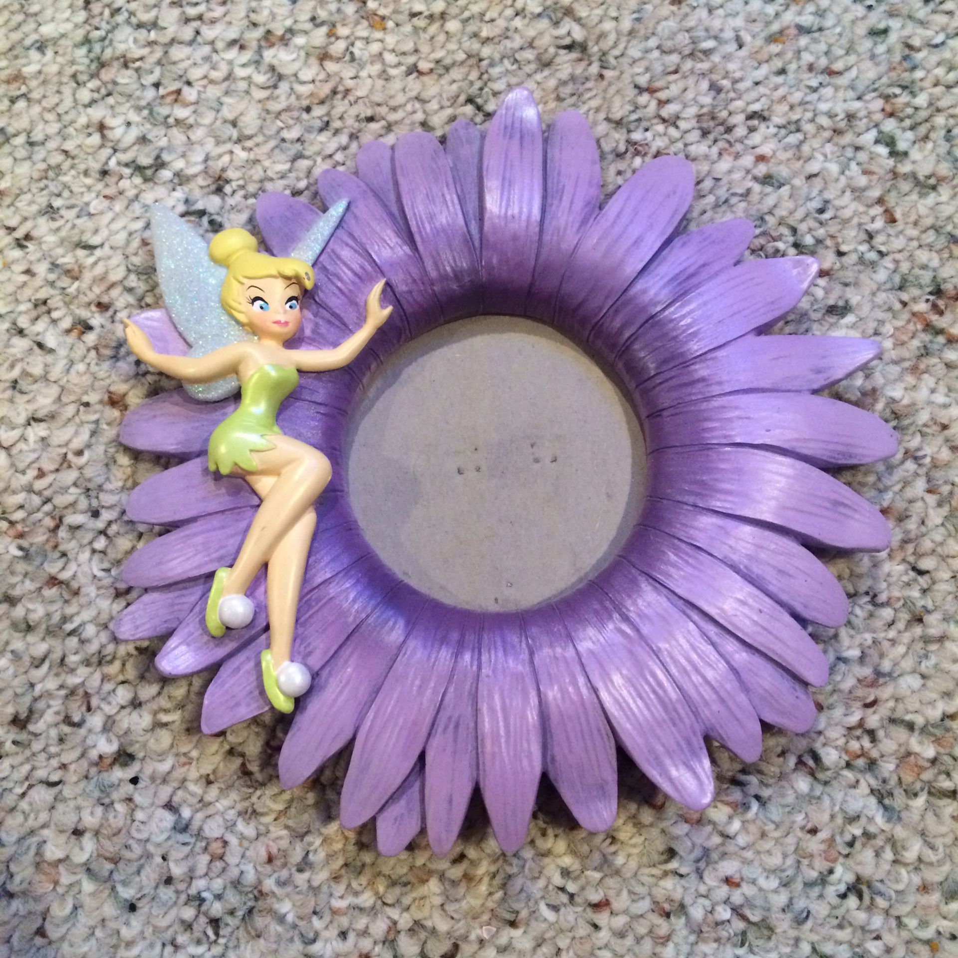 Tinkerbell flower picture frame