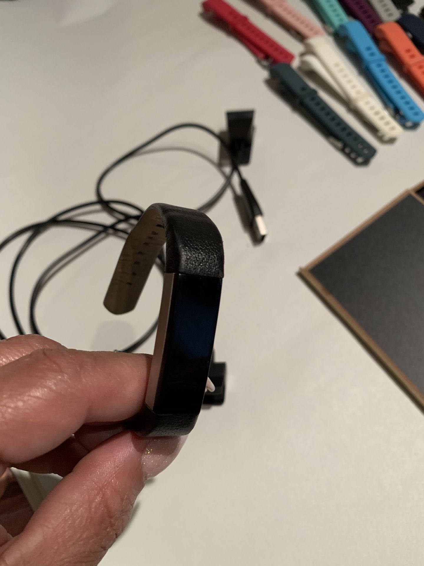 Fitbit Alta with 2 chargers and 17 bands