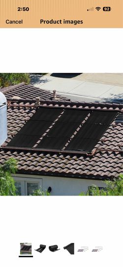 XtremepowerUS Swimming Pool DIY Solar Panel In-Ground/Above-Ground Heating System 4' ft x 20' ft Spa Pool Heater    10  $120
