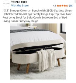 Storage Ottoman Bench