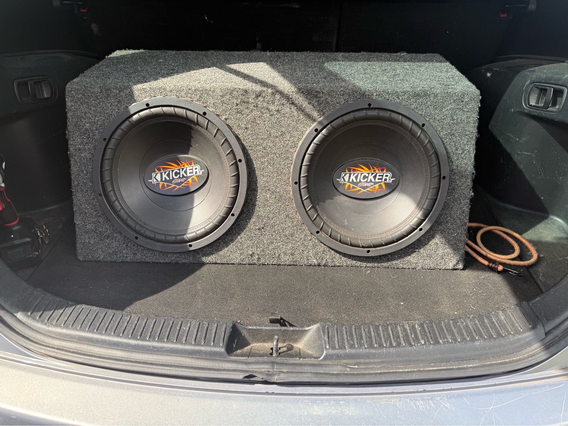 Car subwoofer and amplifier for sale