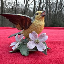 Vintage 1994 Lenox Porcelain “Yellow Warbler” Bird Figurine